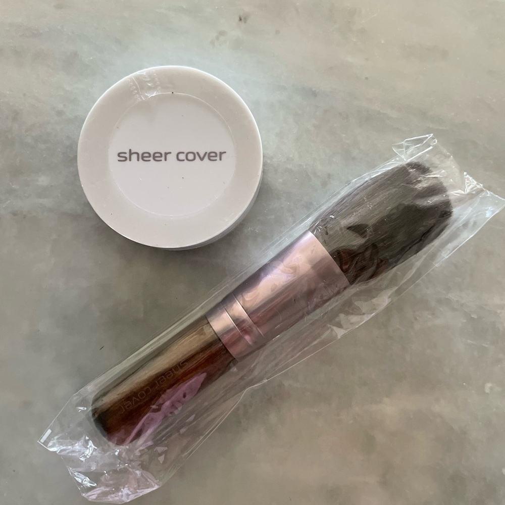 NEW Sheer Cover Perfect Shade Mineral Foundation MEDIUM | Brush Included